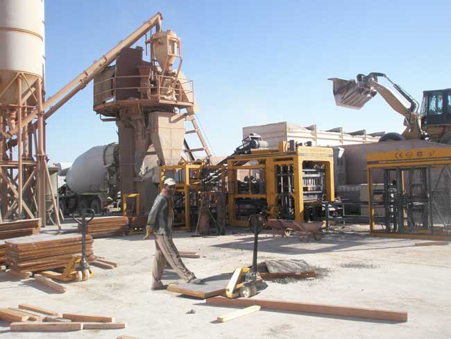 阿爾(er)及利亞(ya)砌塊磚(zhuān)機客戶(hu)